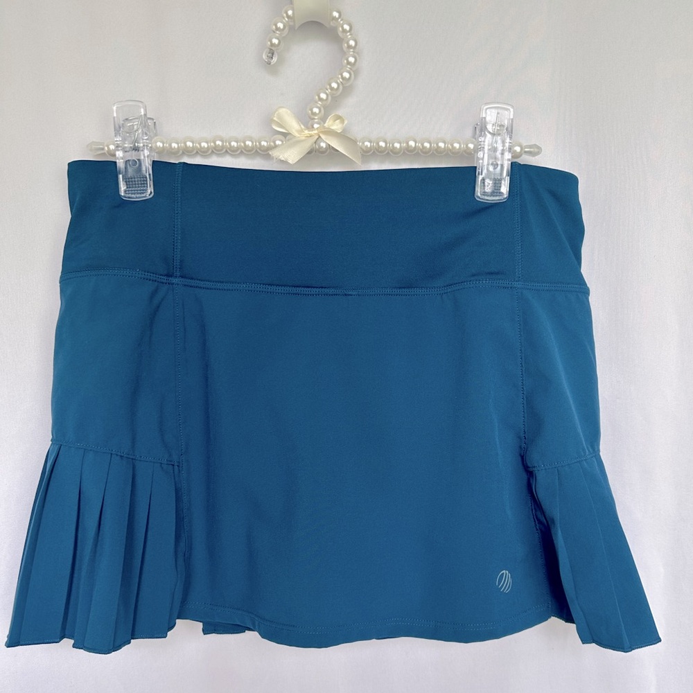 Women's MPG Teal Blue Athletic Work Out Skirt Skort Size Small